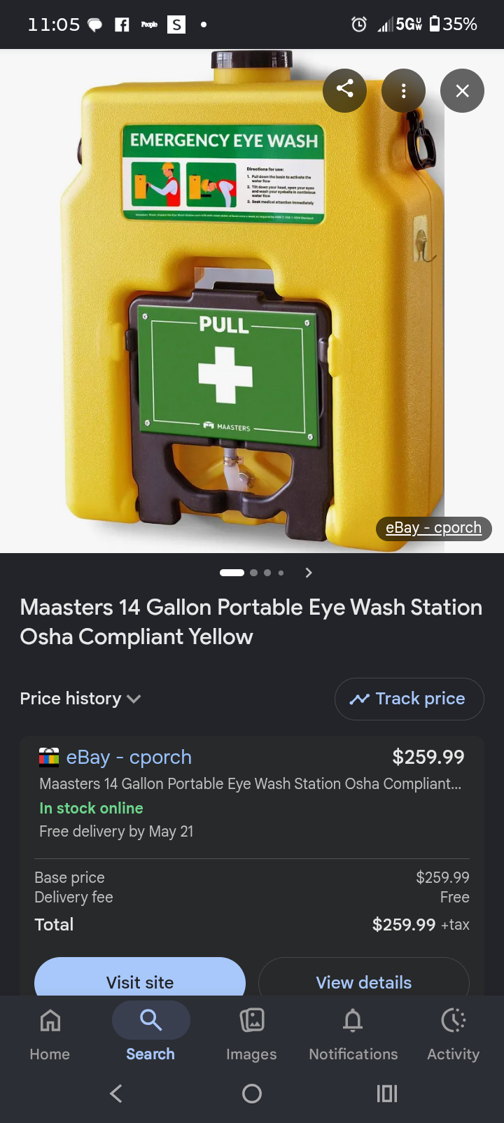 Eye Wash Station