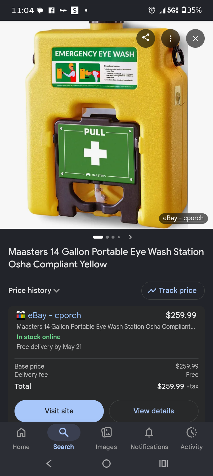 Eye Wash Station