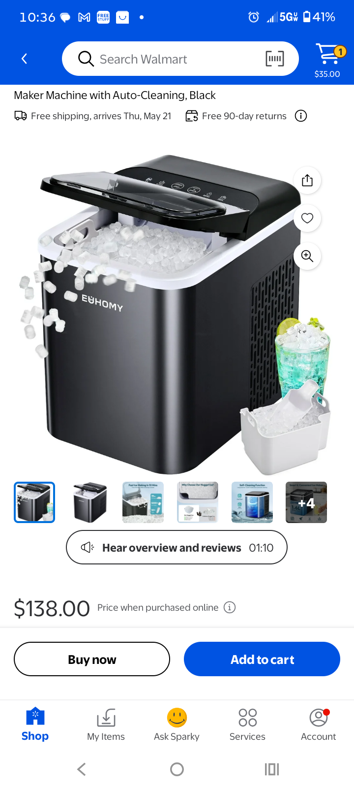 Homely portable ice maker